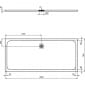 Image of Ideal Standard Ultraflat S Rectangular Tray