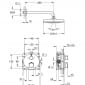 Image of Grohe Grohtherm SmartControl Thermostatic Perfect Shower Set With Tempesta 210