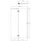 Image of Aquadart Venturi 6 Hinged Bath Screen