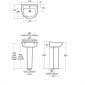 Image of Armitage Shanks Sandringham 21 Pedestal Basin