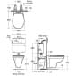 Image of Armitage Shanks Sandringham 21 Wall Hung Toilet