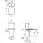Image of Armitage Shanks Sandringham 21 Close Coupled Smooth Toilet