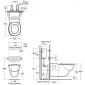 Image of Armitage Shanks Contour 21 Rimless Wall Hung Toilet