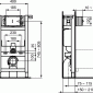 Image of Ideal Standard ProSys Wall Hung Toilet Frame and Cistern