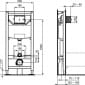 Image of Ideal Standard ProSys Wall Hung Toilet Frame and Cistern