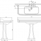 Image of Burlington Edwardian 1200mm Basin