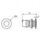 Image of Armitage Shanks Toilet Cistern Push Button