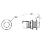Image of Armitage Shanks Toilet Cistern Push Button