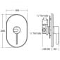 Image of Armitage Shanks Contour 21 Single Lever Sequential Thermostatic Shower Valve