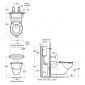 Image of Armitage Shanks Contour 21 Rimless Wall Hung Toilet