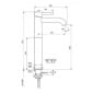 Image of Armitage Shanks Edit R Single Lever Tall Basin Mixer