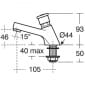 Image of Armitage Shanks Sandringham 21 Self-Closing Pillar Taps