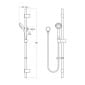 Image of Armitage Shanks Armaglide 2 Shower Rail Kit