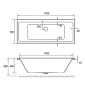 Image of Eastbrook Beaufort Portland Double Ended Bath