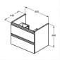 Image of Ideal Standard Tesi Wall Hung Vanity Unit