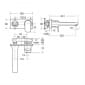 Image of Ideal Standard Tonic II Wall Mounted Basin Mixer