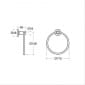 Image of Ideal Standard IOM Towel Ring