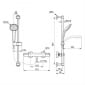 Image of Ideal Standard Ceratherm T25 Dual Exposed Thermostatic Shower Mixer Pack