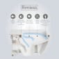 Image of RAK Des Rimless Back to Wall Toilet - DESWC1346AWHA DESSC3901WH