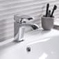 Image of Tavistock Adapt Basin Mixer with Click Waste