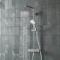 Image of Tavistock Quantum Cool Touch Thermostatic Bar Valve Shower Set