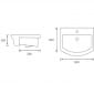 Image of BTL Ouse Semi Recessed Basin