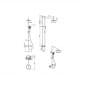 Image of BTL Primo Cool-Touch Round Thermostatic Mixer Shower with Overhead