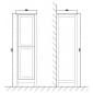 Image of Tailored Bathrooms Turin Tall Floor Standing Storage Unit