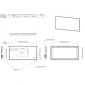Image of Tailored Bathrooms Molly LED Toilet Mirror