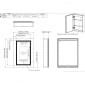 Image of Tailored Bathrooms Patrick LED Mirror Wall Cabinet