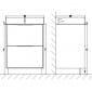 Image of Tailored Bathrooms Orca Floor Standing Vanity Unit