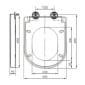 Image of Casa Bano Life Rimless Close Coupled Toilet