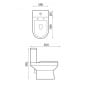 Image of Casa Bano Omni Close Coupled Toilet