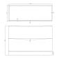 Image of Casa Bano Contour Floor Vanity Unit with Basin