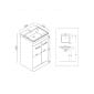 Image of Casa Bano Eve Floor Vanity Unit with Basin