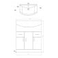 Image of Casa Bano Verona Floor Cabinet