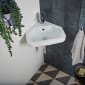 Image of Tavistock Niche Corner Wall Hung Basin