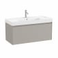 Image of Roca Ona: Unik Wall Hung Vanity Unit with 1 Drawer & Basin (1000mm)