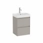 Image of Roca Ona: Unik Compact Bathroom Vanity Unit with 2 Drawers And Basin (450mm)