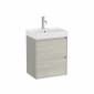 Image of Roca Ona: Unik Compact Bathroom Vanity Unit with 2 Drawers And Basin (500mm)