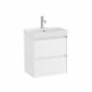 Image of Roca Ona: Unik Compact Bathroom Vanity Unit with 2 Drawers & Basin (550mm)