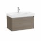 Image of Roca Ona: Unik Wall Hung Vanity Unit with 1 Drawer & Basin (800mm)