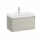 Image of Roca Ona: Unik Wall Hung Vanity Unit with 1 Drawer & Basin (800mm)