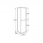 Image of Roca Delta: Wall-hung Tall Column Cabinet