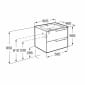 Image of Roca Aleyda: Unik Wall-hung Vanity Unit with Two Drawers and Basin (600mm)