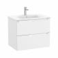 Image of Roca Aleyda: Unik Wall-hung Vanity Unit with Two Drawers and Basin (700mm)