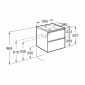 Image of Roca The Gap Compact Wall Hung Vanity Unit - NEW