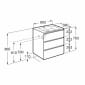 Image of Roca The Gap Compact Wall Hung Vanity Unit - NEW