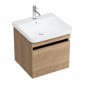 Image of Britton Dalston: Wall-hung Vanity Unit With 1 Drawer and Dalston Basin (500mm)