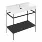 Image of Britton Shoreditch: Floor Standing Frame with Basin (850mm)